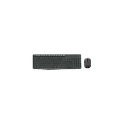 Logitech MK235 tastiera Mouse incluso Casa USB AZERTY Belga Grigio