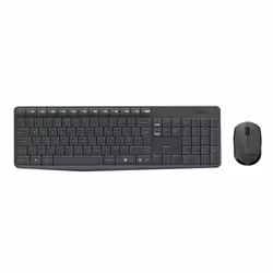 Logitech MK235 Combo Tastiera e Mouse Wireless per Windows, Ricevitore Unifying USB 2,4 GHz Wireless, 15 Tasti FN, Lunga Durata della Batteria, Compatibile con PC, Laptop - Vista aggiuntiva 8
