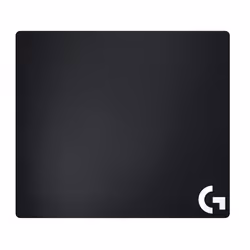 Logitech G G640, Nero, Monocromatico, Tessuto, Gomma, Tappetino per mouse per gioco da computer