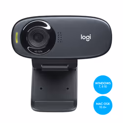 Logitech C310 HD webcam 5 MP 1280 x 720 Pixel USB Nero - Vista aggiuntiva 6