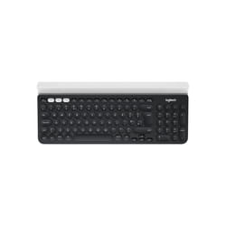 Logitech K780 Multi-Device Wireless Keyboard tastiera Universale RF senza fili + Bluetooth QWERTY Nordic Grigio, Bianco