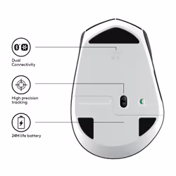 Logitech M720 mouse Ufficio Mano destra RF senza fili + Bluetooth Ottico 1000 DPI - Vista aggiuntiva 5