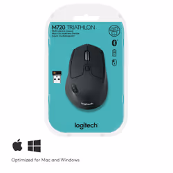 Logitech M720 mouse Ufficio Mano destra RF senza fili + Bluetooth Ottico 1000 DPI - Vista aggiuntiva 7