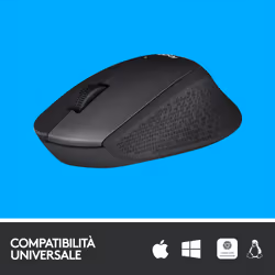 Logitech M330 Silent Plus mouse Ufficio Mano destra RF Wireless Meccanico 1000 DPI - Vista aggiuntiva 8