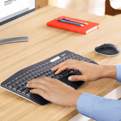 Logitech MK850 Performance tastiera Mouse incluso Universale RF senza fili + Bluetooth QWERTZ Tedesco Nero - Vista aggiuntiva 8
