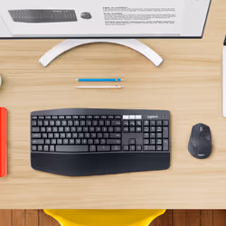 Logitech MK850 Performance tastiera Mouse incluso Universale RF senza fili + Bluetooth AZERTY Belga Nero - Vista aggiuntiva 7