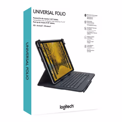 Logitech Universal Folio QWERTY Spagnolo Bluetooth Nero - Vista aggiuntiva 7