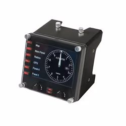Logitech G Flight Instrument Panel Nero USB 2.0 Simulazione di Volo Analogico/Digitale PC - Vista aggiuntiva 4