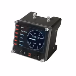 Logitech G Flight Instrument Panel Nero USB 2.0 Simulazione di Volo Analogico/Digitale PC - Vista aggiuntiva 7