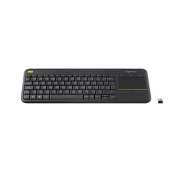 Logitech K400 Plus Tv tastiera Universale RF Wireless Slovacco Nero
