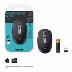 Logitech M590 Multi-Device Silent mouse Ufficio Mano destra RF senza fili + Bluetooth Ottico 1000 DPI - Vista aggiuntiva 8