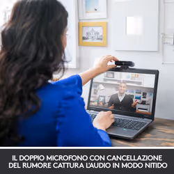 Logitech Brio Stream webcam 4096 x 2160 Pixel USB 3.2 Gen 1 (3.1 Gen 1) Nero - Vista aggiuntiva 8