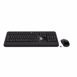 Logitech ADVANCED Combo Wireless Keyboard and Mouse tastiera Mouse incluso Ufficio USB QWERTY Inglese UK Nero