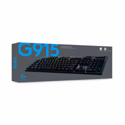 Logitech G G915 tastiera Gaming RF senza fili + Bluetooth QWERTY Inglese UK Carbonio - Vista aggiuntiva 8