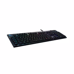 Logitech G G815, Full-size (100%), Cablato, USB, Interruttore a chiave meccanica, QWERTZ, Carbonio