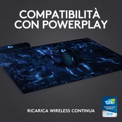 Logitech G Logitech G502 Mouse Gaming Wireless LIGHTSPEED, Sensore HERO 25K, 25600 DPI, RGB, Design Leggero, 11 Pulsanti Programmabili, Batteria Lunga Durata, Memoria Integrata, Compatibile PC/Mac/Laptop - Vista aggiuntiva 5