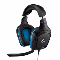 Logitech G G432 Auricolare Cablato A Padiglione Gaming Nero, Blu - Vista aggiuntiva 5