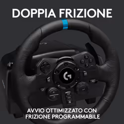 Logitech G G923 Nero USB 2.0 Sterzo + Pedali Analogico/Digitale PC, PlayStation 4, PlayStation 5 - Vista aggiuntiva 4