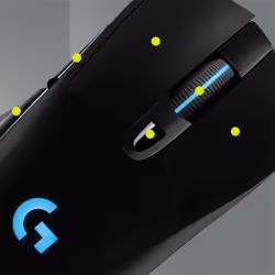Logitech G G703 Lightspeed mouse Gaming Mano destra RF Wireless Ottico 25600 DPI - Vista aggiuntiva 7