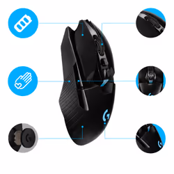 Logitech G G903 Lightspeed mouse Gaming Ambidestro RF Wireless Ottico 25600 DPI - Vista aggiuntiva 6