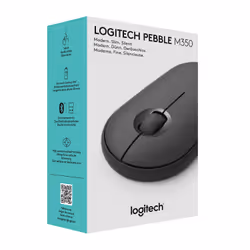 Logitech Pebble, mouse wireless con Bluetooth o ricevitore da 2,4 GHz, mouse per computer con clic silenzioso per laptop, notebook, iPad, PC e Mac - Vista aggiuntiva 8