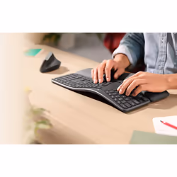 Logitech Ergo K860 tastiera Ufficio RF senza fili + Bluetooth QWERTY Nordic Grafite - Vista aggiuntiva 6