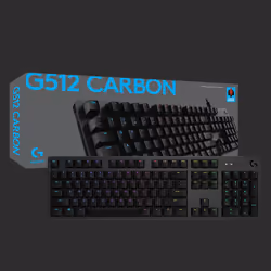 Logitech G G512 Carbon tastiera Gaming USB Inglese Carbonio - Vista aggiuntiva 8