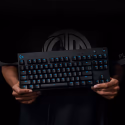 Logitech G Tastiera gaming meccanica PRO, design ultraportatile senza tastierino numerico, cavo micro-USB rimovibile, tasti con retroilluminazione RGB LIGHTSYNC da 16,8 milioni di colori - Vista aggiuntiva 4
