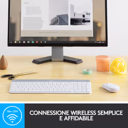 Logitech MK470 Kit Mouse e Tastiera, Layout Italiano Qwerty - Vista aggiuntiva 4