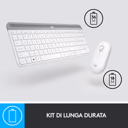 Logitech MK470 Kit Mouse e Tastiera, Layout Italiano Qwerty - Vista aggiuntiva 5