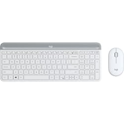 Logitech MK470 tastiera Mouse incluso Universale RF Wireless QWERTY Nordic Bianco