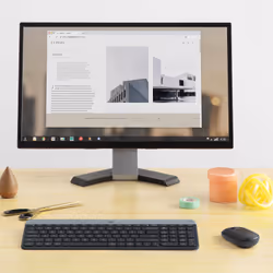 Logitech MK470 tastiera Mouse incluso Universale RF Wireless QWERTY US International Grafite - Vista aggiuntiva 4