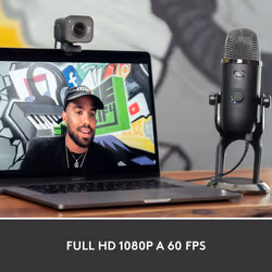 Logitech for Creators StreamCam - Webcam Premium per Streaming e Creazione Contenuti Video, Full HD 1080p 60 fps, Lente in Vetro Premium, Messa a Fuoco Automatica, USB, per PC, Mac. Grafite - Vista aggiuntiva 7