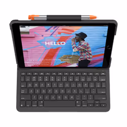 Logitech Slim Folio QWERTZ Svizzere Bluetooth Grafite - Vista aggiuntiva 2