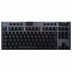 Logitech G 920-009500, Wireless, RF senza fili + Bluetooth, Interruttore a chiave meccanica, QWERTY, LED RGB, Carbonio