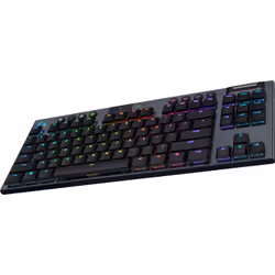Logitech G G915 TKL Tenkeyless LIGHTSPEED Wireless RGB Mechanical Gaming Keyboard tastiera USB QWERTZ Tedesco Carbonio - Vista aggiuntiva 4