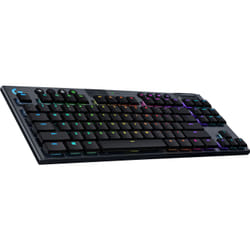 Logitech G G915 TKL Tenkeyless LIGHTSPEED Wireless RGB Mechanical Gaming Keyboard - GL Clicky tastiera USB QWERTZ Tedesco Carbonio