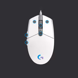 Logitech G G203 Lightsync mouse Gaming USB tipo A 8000 DPI - Vista aggiuntiva 4