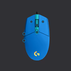 Logitech G G203 Lightsync mouse Gaming USB tipo A 8000 DPI - Vista aggiuntiva 4