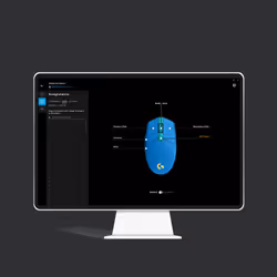 Logitech G G203 Lightsync mouse Gaming USB tipo A 8000 DPI - Vista aggiuntiva 8