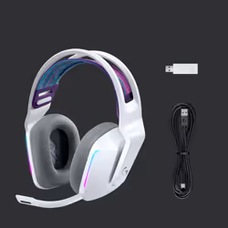 Logitech G G733 Auricolare Wireless A Padiglione Gaming Bianco - Vista aggiuntiva 6