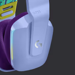 Logitech G G733 Auricolare Wireless A Padiglione Gaming Lillà - Vista aggiuntiva 4