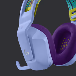Logitech G G733 Auricolare Wireless A Padiglione Gaming Lillà - Vista aggiuntiva 5