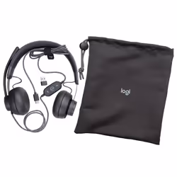 Logitech Zone Auricolare Cablato A Padiglione Musica e Chiamate USB tipo-C Grafite - Vista aggiuntiva 6