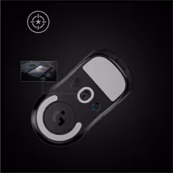 Logitech G Pro X Superlight mouse Gaming Mano destra RF Wireless 25600 DPI - Vista aggiuntiva 5