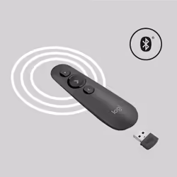 Logitech R500 puntatore wireless Bluetooth/RF Grafite - Vista aggiuntiva 4