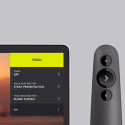 Logitech R500 puntatore wireless Bluetooth/RF Grafite - Vista aggiuntiva 5