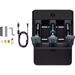 Logitech G PRO Racing Pedals Nero USB 2.0 Pedali Analogico PC, Playstation, Xbox - Vista aggiuntiva 5