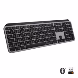Logitech MX Keys Tastiera Wireless Illuminata Avanzata per Mac, Digitazione Tattile, Tasti Retroilluminati a LED, Bluetooth, USB-C, Batteria 10 giorni, Apple macOS, Struttura Metallica - Vista aggiuntiva 4