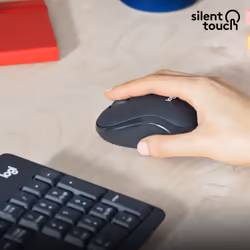 Logitech MK295 Silent Wireless Combo tastiera Mouse incluso Ufficio USB QWERTY US International Grafite - Vista aggiuntiva 4